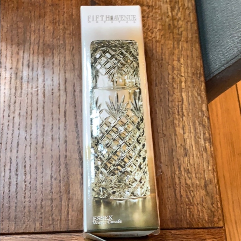 Crystal water carafe